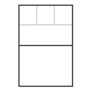 Craftsman window grid pattern