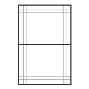 Double Prairie By Window window grid pattern