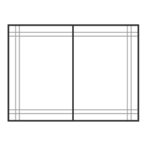 Double Prairie By Window