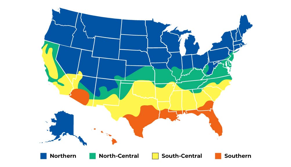 us climate map